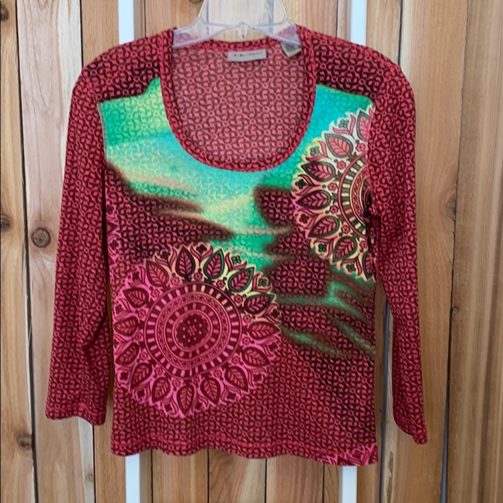 i.e. relaxed Mesh Jersey boho style